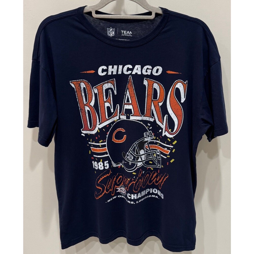 1985 Chicago Bears - Super Bowl XX Champions - NFL T-Shirt - Men's Medium